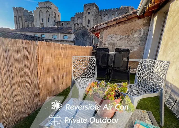 Ac - Private Exterior - Au Pied Du Palais Des Papes!