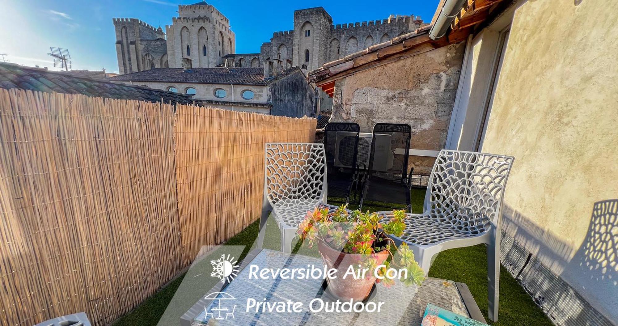 Ac - Private Exterior - Au Pied Du Palais Des Papes! * Avignon